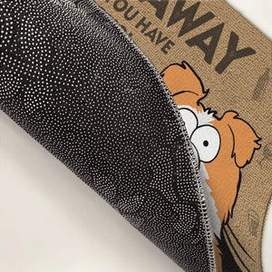 Les animaux de compagnie sont humanisants - Tapis décoratif personnalisé pour chien et chat - Cadeau de pendaison de crémaillère pour propriétaires et amoureux des animaux