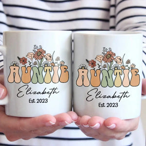 J'adore être appelée tante ! Mug personnalisé pour la famille ! Cadeau pour les membres de la famille