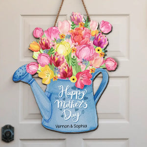 Une mère, câlins chaleureux et doux souvenirs - Panneau en bois personnalisé pour la décoration intérieure de la famille - Cadeau de pendaison de crémaillère pour la fête des mères