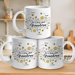 Tout le monde a besoin d'une maison pour vivre - Mug personnalisé pour la famille - Fête des Mères, cadeau pour maman, grand-mère