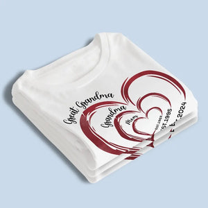 Le voyage remarquable de grand-mère - T-shirt unisexe personnalisé, sweat à capuche, sweat-shirt - Fête des Mères, cadeau pour maman, grand-mère