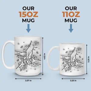 Une mère doit toujours réfléchir à deux fois - Mug personnalisé avec effet gonflé en 3D - Fête des Mères, cadeau pour maman, grand-mère