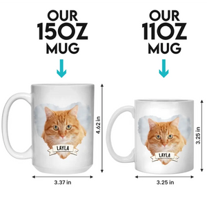 Mug personnalisé avec photo pour comprendre la douleur de votre animal de compagnie - Cadeau pour la fête des mères, pour les amoureux des animaux