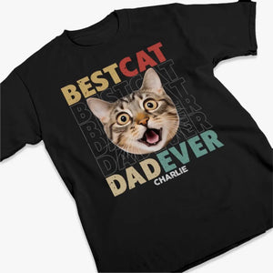 T-shirt unisexe personnalisé avec photo de poils d'animaux, je m'en fiche ! Chien et chat, sweat à capuche, sweat-shirt personnalisé ! Fête des Pères, cadeau pour les propriétaires et les amoureux des animaux.