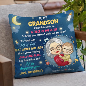 Merci pour votre amour et vos leçons sans fin - Oreiller personnalisé pour la famille - Cadeau de grand-mère