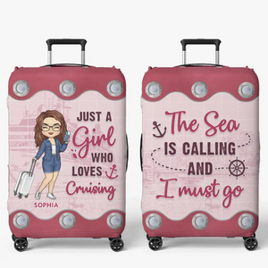 La vie est meilleure en croisière - Housse de bagage personnalisée - Cadeau de vacances, cadeau pour les amoureux du voyage d'aventure