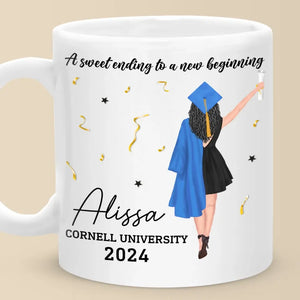 Un nouveau voyage vous attend - Mug personnalisé pour la famille - Cadeau de remise de diplôme pour les membres de la famille, les frères et sœurs