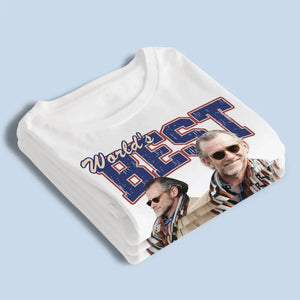 Photo personnalisée L'amour d'un père est le plan directeur pour l'avenir d'un enfant - T-shirt unisexe personnalisé, sweat à capuche, sweat-shirt personnalisé pour la famille - Cadeau pour papa, grand-père