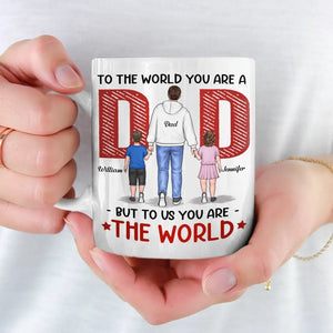 Que l'amour soit authentique - Mug personnalisé pour la famille - Fête des pères, cadeau pour papa