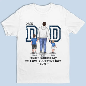 J'aime mon père comme les étoiles - T-shirt unisexe personnalisé pour la famille, sweat à capuche, sweat-shirt - Fête des pères, cadeau pour papa
