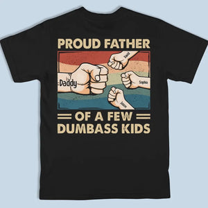 Les meilleurs pères ont les cœurs les plus doux et les plus adorables - T-shirt unisexe personnalisé imprimé au dos pour la famille, sweat à capuche, sweat-shirt - Fête des pères, cadeau pour papa, grand-père