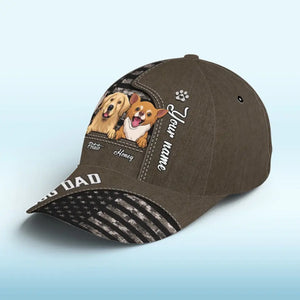 Le chien est le sujet idéal pour un portrait - Chapeau personnalisé pour chien, casquette classique à imprimé intégral - Fête des pères, cadeau pour les propriétaires d'animaux et les amoureux des animaux