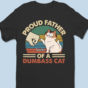 Les chats dominent le monde - T-shirt unisexe personnalisé, sweat à capuche, sweat-shirt - Fête des Pères, cadeau pour les propriétaires d'animaux et les amoureux des animaux