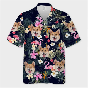 Chemise hawaïenne personnalisée, nouveauté, chemises personnalisées, chemise hawaïenne pour homme, chemise de plage, chemise Aloha pour homme AMZ