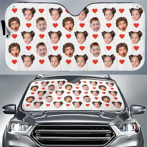 Aventures familiales personnalisées : créez les meilleurs souvenirs ! Pare-soleil personnalisé pour pare-brise de voiture, protection pour vitres de voiture ! Cadeau pour les membres de la famille.