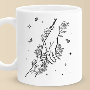 Les étoiles ne brillent pas sans l'obscurité - Mug personnalisé pour la famille - Fête des Mères, cadeau pour maman, grand-mère