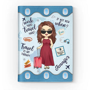 L'aventure en vaut la peine - Étui de passeport personnalisé pour voyage, porte-passeport - Cadeau de vacances, cadeau pour les amateurs de voyages d'aventure