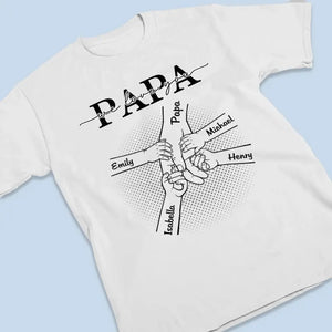 Merci papa, on t'aime - T-shirt unisexe personnalisé pour la famille, sweat à capuche, sweat-shirt - Fête des pères, cadeau pour papa, grand-père