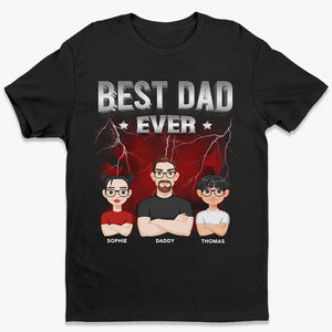 Fier père de plusieurs enfants - T-shirt unisexe personnalisé, sweat à capuche, sweat-shirt - Fête des pères, cadeau pour papa, grand-père