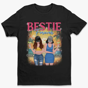 Nous sommes les meilleurs amis pour toujours - T-shirt unisexe personnalisé Bestie, sweat à capuche, sweat-shirt - Cadeau pour les meilleures amies, BFF, sœurs