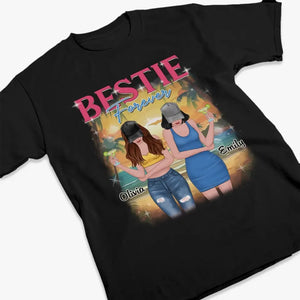 Nous sommes les meilleurs amis pour toujours - T-shirt unisexe personnalisé Bestie, sweat à capuche, sweat-shirt - Cadeau pour les meilleures amies, BFF, sœurs