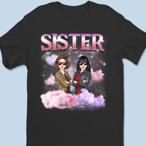 Les vrais amis sont toujours ensemble en esprit - T-shirt unisexe personnalisé Bestie, sweat à capuche, sweat-shirt - Cadeau pour les meilleures amies, BFF, sœurs