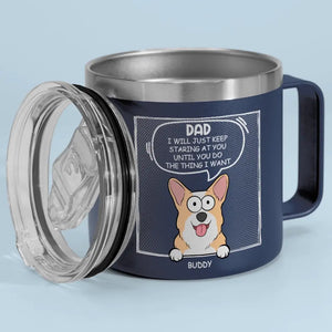 Les amis à fourrure sont les meilleurs amis du monde ! Gobelet personnalisé en acier inoxydable de 396 ml avec poignée pour chien et chat ! Cadeau idéal pour les propriétaires et les amoureux des animaux.