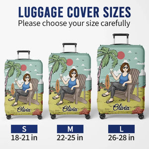 Ce n'est plus mon problème - Housse de bagage personnalisée - Cadeau d'appréciation et de départ à la retraite pour collègues, collègues de travail, collègues et amoureux du voyage