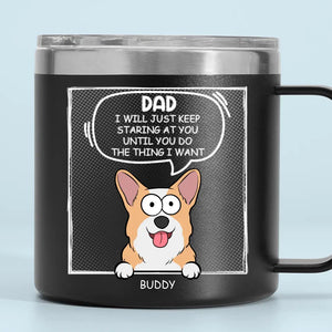 Les amis à fourrure sont les meilleurs amis du monde ! Gobelet personnalisé en acier inoxydable de 396 ml avec poignée pour chien et chat ! Cadeau idéal pour les propriétaires et les amoureux des animaux.