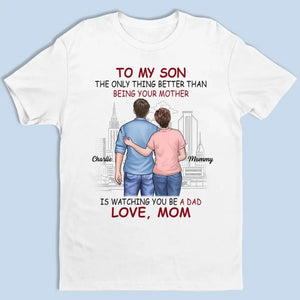 Tu ne cesses jamais de grandir et de changer - T-shirt, sweat à capuche, sweat-shirt unisexe personnalisé pour la famille - Cadeau pour maman, grand-mère, fils