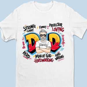Homme de Dieu travailleur - T-shirt unisexe personnalisé, sweat à capuche, sweat-shirt - Fête des pères, cadeau pour papa, grand-père