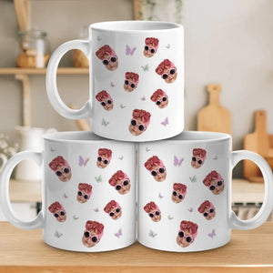 Photo personnalisée « Vous êtes le cœur de la famille » - Mug personnalisé pour la famille - Cadeau pour maman, grand-mère