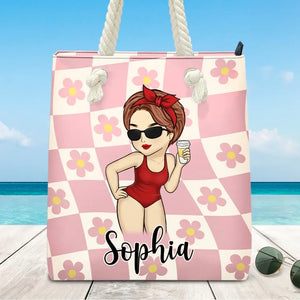 Vive l'été ! Sac de plage personnalisé pour meilleure amie ! Cadeau de vacances d'été pour les meilleures amies, les meilleures amies et les sœurs.