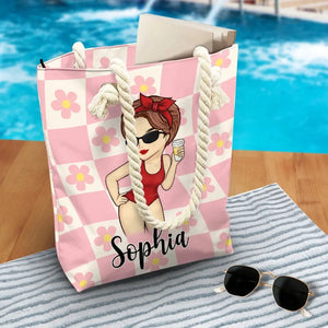 Vive l'été ! Sac de plage personnalisé pour meilleure amie ! Cadeau de vacances d'été pour les meilleures amies, les meilleures amies et les sœurs.