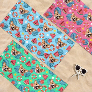 Photo personnalisée « Pattes de sable, bisous salés » - Chien
Serviette de plage personnalisée avec chat - Cadeau de vacances d'été, cadeau d'anniversaire pour les propriétaires d'animaux et les amoureux des animaux