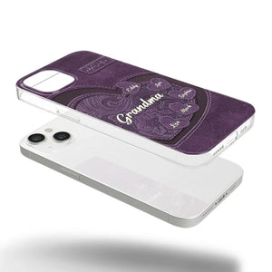 Coque de téléphone transparente imprimée effet gonflé 3D personnalisée - Cadeaux d'anniversaire personnalisés pour maman, grand-mère - Tu es la mère que tout le monde rêve d'avoir