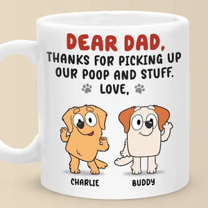 Les chiots sont enveloppés de fourrure et sont aimés ! Mug personnalisé pour chien ! Cadeau pour les propriétaires et les amoureux des animaux.