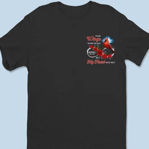 Le moment où votre cœur s'est arrêté - T-shirt unisexe personnalisé, sweat à capuche, sweat-shirt - Cadeau de condoléances pour les membres de la famille