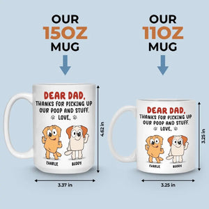 Les chiots sont enveloppés de fourrure et sont aimés ! Mug personnalisé pour chien ! Cadeau pour les propriétaires et les amoureux des animaux.
