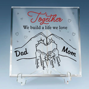 You And Roses Are Much The Same - Family Personalized Custom Square Shaped Acrylic Plaque - Gift For Family Members