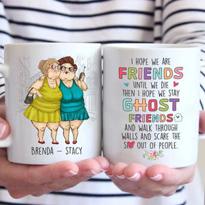 Tasse personnalisée « Amis pour la vie et au-delà » – Cadeau pour les meilleures amies, les meilleures amies et les sœurs