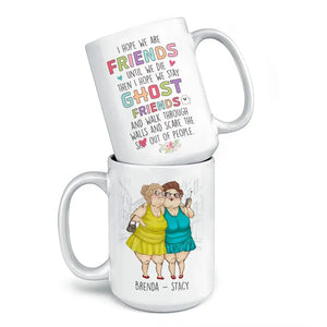 Tasse personnalisée « Amis pour la vie et au-delà » – Cadeau pour les meilleures amies, les meilleures amies et les sœurs