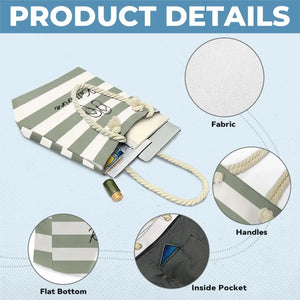 Profitons des rayons du soleil cet été - Sac de plage personnalisé Bestie - Cadeau de vacances d'été pour meilleures amies, meilleures amies, sœurs
