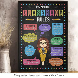 Enseigner est le plus grand acte d'optimisme - Affiche verticale personnalisée pour enseignant - Cadeau pour enseignant