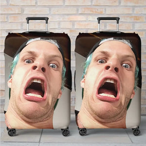 Photo personnalisée : tout ce dont vous avez besoin, c'est d'amour et d'un passeport - Housse de bagage personnalisée pour voyage - Cadeau pour les vacances d'été, cadeau pour les amateurs de voyages d'aventure