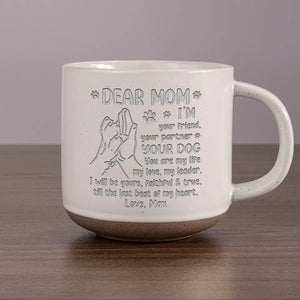 Je suis ton ami - Mug en céramique personnalisé pour chien - Cadeau pour les propriétaires d'animaux et les amoureux des animaux