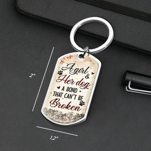 Their Warm Presence And Companionship Will Be Deeply Missed - Memorial Personalized Custom Keychain - Sympathy Gift For Pet Owners, Pet Lovers