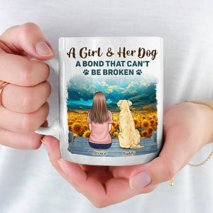 Une connexion durable – Tasse personnalisée commémorative – Cadeau de condoléances pour les propriétaires et les amoureux des animaux