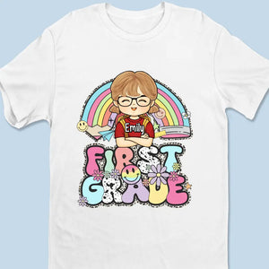 Bonne rentrée scolaire - T-shirt enfant personnalisé - Cadeau de rentrée scolaire pour enfant