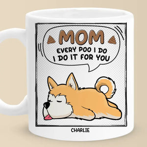 Je le fais pour toi - Mug personnalisé pour chien et chat - Cadeau pour les propriétaires d'animaux et les amoureux des animaux